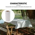 thumbnail image 3 of unbranded Party Table Skirt White Gauze and Sequins Design for Wedding Decoration, 3 of 8