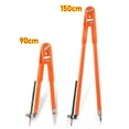 thumbnail image 4 of 1Pc Carpenter Precision Pencil Compasses Large Diameter Adjustable Dividers Woodworking Compass Max Radius 75cm, 4 of 7