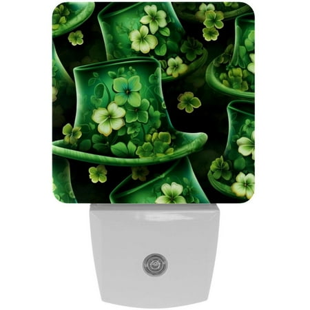 

St. Patrick s Day LED Square Night Lights - Stylish and Energy-Efficient Illumination for Any Room - Set of 2