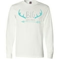 thumbnail image 3 of Inktastic Big Brother, Deer Antlers, Arrow - Blue Gray Long Sleeve T-Shirt, 3 of 5