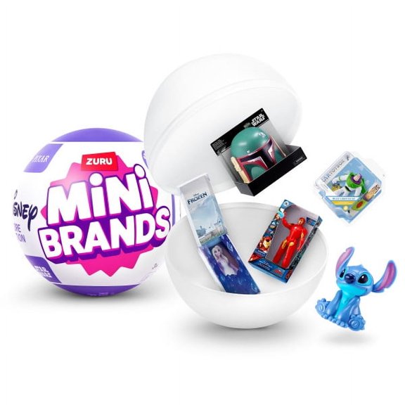 Mini Brands Disney Store Blind Capsule Series 3, Collectible Unbox Surprise Toy for Kids, Teens & Adults Ages 3 , by ZURU