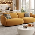 thumbnail image 3 of Cloud Living Room Sofa Set Lazy Sectional Floor Velvet Corner Sofa Lounge Articulos Para El Hogar Modern Luxury Home Furniture My Lux Decor Round, 3 of 14