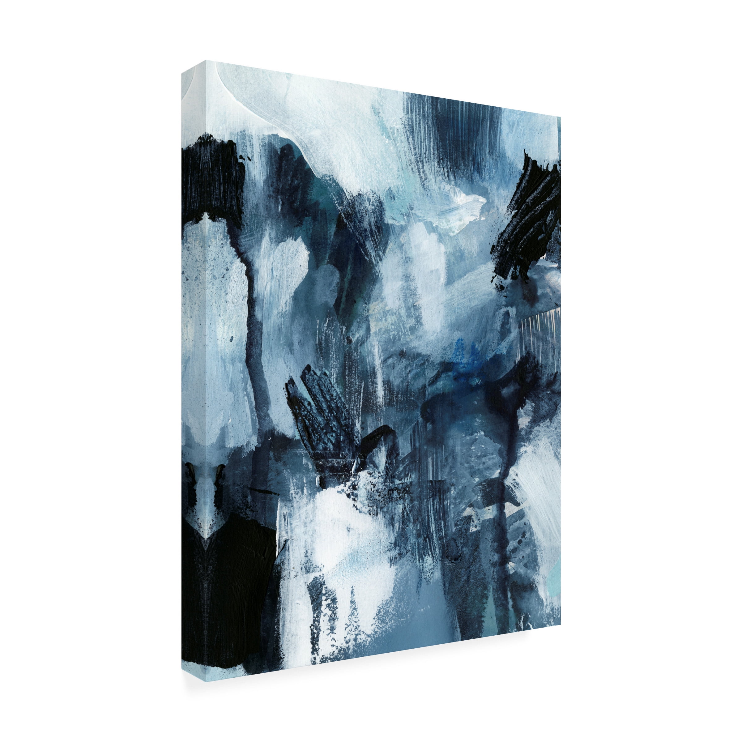 Victoria Barnes 'Composition in Blue I' Canvas Art