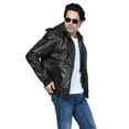 thumbnail image 1 of Veste en Cuir Robuste pour Homme avec Capuchon, 1 of 1