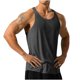 thumbnail image 1 of pstuiky Camisetas sin mangas para hombre, Camiseta informal sin mangas de color liso con hombros finos para hombre Chaleco para hombre xl, 1 of 4