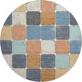 thumbnail image 2 of Addison Rugs Mayfield Premium Machine Washable Transitional Geometric Rust Round Rug, 8' x 8', 2 of 6