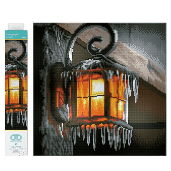 Diamond Dotz Frosty Light Ice Diamond Painting Kits for Adults - Diamond Art Kits a Relaxing Creative Craft Kit with Dotz Gems 13.6"x13.6"