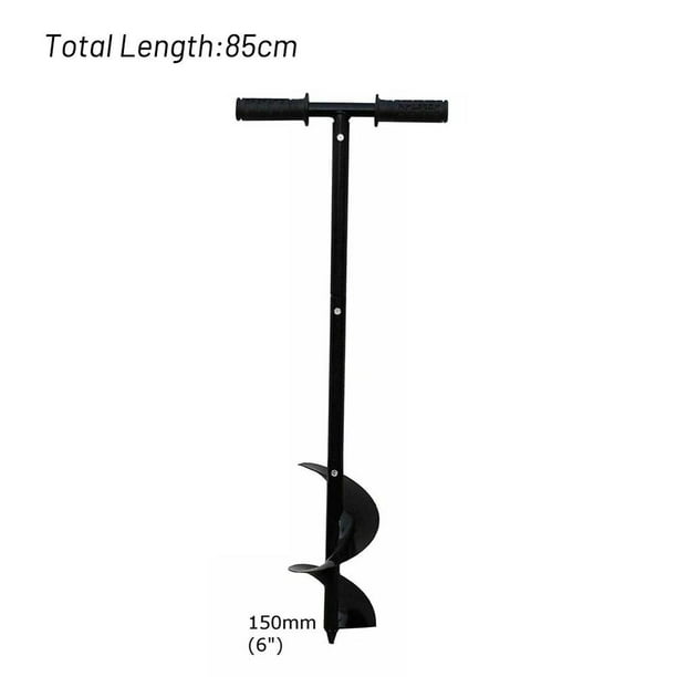 MINM Manual Hand Earth Auger Fence Post Drill Soil Digger Hole Borer