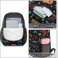 thumbnail image 4 of Game Controller Black Pattern 17" School Backpacks for Teens,Waterproof Oxford Fabric,S-Shape Padded Straps for School,Travel,Hiking,Camping, 4 of 6