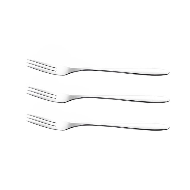 Advancent 3 piezas de tenedores para pasteles, postres, pasteles, galletas, ensaladas, bocadillos, pasteles, cubiertos, púas, Bar, restaurante, cubiertos, Mostrada Advancent HA081076-01