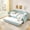 Cyan, variant on Harper & Bright Designs Full Size Gingham Daybed with Pull‑out Trundle, Upholstered Sleeper Sofa with Solid Wood Frame, Convertible Sofa Bed with Side Storage and Rolling Wheels for Bedroom, Blue