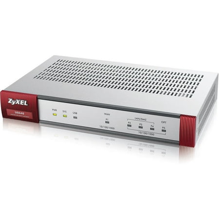 Zyxel USG40-NB - Next Generation Unified Security Gateway w/20 VPN Tunnels, SSL VPN, 1 GbE WAN, 1 OPT GbE, 3 GbE LAN/DMZ (Non-Bundled, Hardware only, USG40 UTM Service Licenses Sold (Best Vpn Service For Android)