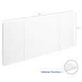 thumbnail image 2 of VIVO White 60 x 30 inch Universal Table Top for Sit to Stand Desk Frames, 2 of 8