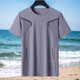 thumbnail image 2 of Camisas de Manga Corta Casual, Deportes de Verano, Secado Delgado Cuello Redondo Blusas Camisas, 2 of 4
