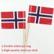 thumbnail image 2 of 100 Palillos Bandera de , Palillo de Cóctel Banderas Mini Bandera Cupcake Toppers Palillo para Comida de Fiesta Pastel Platos de Fruta Fiesta Pub Decoración, 2 of 4