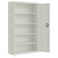 thumbnail image 2 of vidaXL File Cabinet Light Grey 105x40x180 cm Steel, 2 of 5