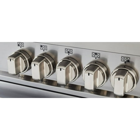 Bertazzoni - Freestanding Double Oven Gas Convection Range - Stainless steel
