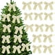thumbnail image 1 of 12 Lazos de Terciopelo para Decorar El Árbol de Navidad | Material de Terciopelo de Lujo | Decoración Festiva | Fáciles de Colocar | Uso Versátil | Juego de 12 Lazos, 1 of 7