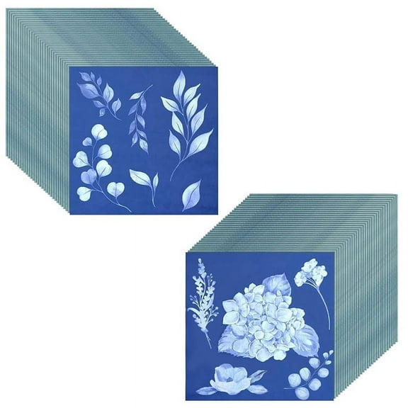 60 Sheets Cyanotype Paper Sun Print Art Kit High Sensitive Sun Paper