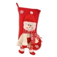 thumbnail image 1 of Medias navideñas Calcetines navideños para chimenea Adornos navideños de granja Portátiles muñeco de nieve de navidad, 1 of 9