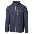 thumbnail image 2 of Men's Cutter & Buck Heather Navy Hillsboro Hops Rainier PrimaLoft Big & Tall Eco Insulated Full-Zip Puffer Jacket, 2 of 3
