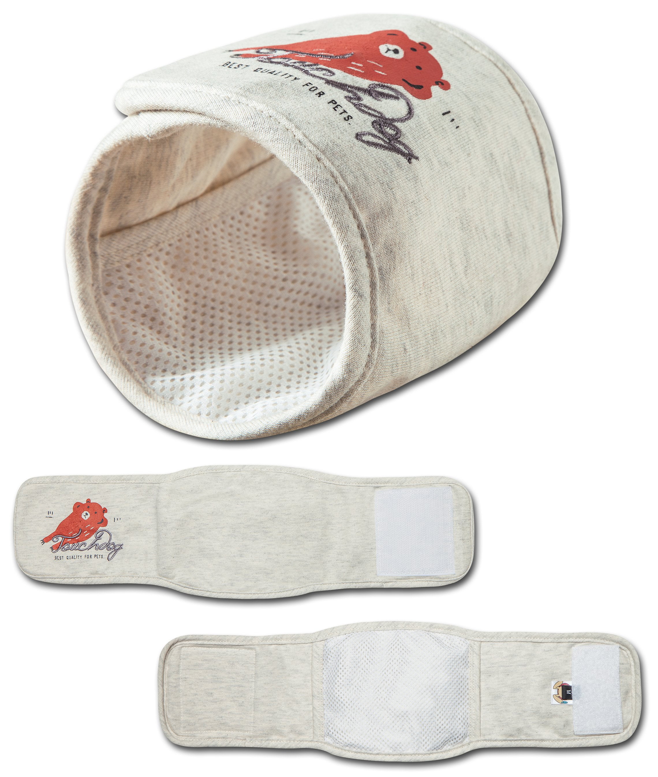 Touchdog GauzeAid Protective Dog Bandage and Calming Compression