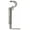 Brushed Steel, variant on Urbanest Single Curtain Rod Bracket for 3/4" Drapery Rod, Adjustable Wall Mount Curtain Rod Holder, Heavy-Duty Metal Curtain Hardware, 1 Pc, Black