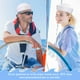 thumbnail image 4 of Sombreros de marinero blancos Sombreros de capitán de la marina Sombrero de yate para adolescentes y adultos Sombrero de niño Disfraz de Halloween, 4 of 5