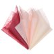 thumbnail image 1 of Paquete de 144 Papeles de Envoltura de Algodón Coreano - Papel Floral para Envolver (30x30 cm, Rojo+Rosa+Beige), 1 of 1