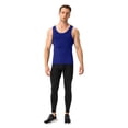 thumbnail image 4 of Xmarks Men's Compression Shirts and Tank Tops Athletic Sleeveless U Neck Tank Top Cool Running Basketball Workout Base Layer, 4 of 9