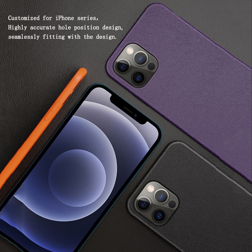 Surlong Ultra Thin Slim Fit Phone Case for Apple iPhone 12 Mini (5.4 Inch, Orange)