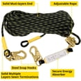 thumbnail image 2 of Arnés de cuerda de seguridad TRSMIMA 50 m con amortiguador, 2 of 6