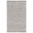 thumbnail image 2 of SAFAVIEH Natura Fredrick Striped Area Rug, Ivory/Dark Brown, 6' x 6' Round, 2 of 10
