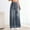 Blue, variant on Women's Jeans High Rise Wide Leg Slim Fitting High Waisted And Buttocks Up Denim Flared Pants