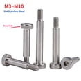 thumbnail image 2 of M3 M4 M5 M6 M8 M10 Perno de tornillo de hombro de perfil de rodamiento de rodillos hexagonales moleteados de acero inoxidable 304, 2 of 4
