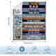 thumbnail image 4 of LHSHID Best Dad Ever Gifts Dad Fathers Day Blanket Gifts Dad Gifts from Daughter Son Birthday Gifts for Dad Who Wants Nothing Father Gifts Best Dad Gift Ideas Dad Blanket 60"x80", 4 of 6