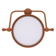 thumbnail image 3 of Retro Dot Collection Wall Mounted Swivel Make-Up Mirror 8-in Diameter with 2X Magnification in Satin Chrome, 3 of 11