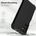 thumbnail image 4 of Dteck Case for Samsung Galaxy A14 5G,Shockproof Rubber Armor Silicone Rugged Case Hybrid Hard Back Phone Cover, Black, 4 of 7