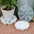 thumbnail image 3 of Yesbay Flower Pot Tray Good Drainage Moisturizing Effect Design Drainage Plant Tray Hollow Design Plant Saucer, 3 of 8