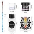 thumbnail image 4 of Crystal Powder Glass Cup Carving Pen Nail Liquid Paper Holders Professional Nail System Manicure Set, 4 of 7