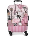 thumbnail image 2 of Housse de Valise de Voyage Housse de Protection pour Valise Convient aux Roues de Valise de 18 à 32 Pouces Housse à Motifs pour Articles Liés au Voyage Housse de Valise Florale Housse de Valise Élastique Housse de Valise Anti-Rayures Ensemble de Trois Pièces, 2 of 5