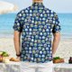 thumbnail image 5 of Camisas s Para Hombre Manga Larga Camisas de verano para hombre Botón de playa Casual Floral Primavera Casual Abajo Camisas de manga tropical para hombres (Blue, 3XL), 5 of 6