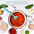thumbnail image 3 of Kitchen Essential: Silicone Spatula Set, All-In-One Design For Effortless Mixing And Scraping, Flexible Edge For Precise Control, Ergonomic Non-Slip Handle For Secure Grip (600ºF, 3 of 5