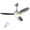 Silver, variant on Costway 48'' Ceiling Fan w/ Dimmable LED Light Modern Reversible Blades Remote Control