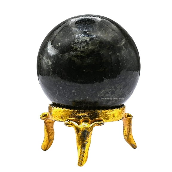 Nuummite Crystal Ball Sphere 1.5" Inches