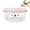 Pink, variant on Refrigerator Scallion Storage Container, Food-Grade Vegetable Storage Box with Drain Basket, For Vegetable Fruit Garlic Ginger Storage Fridge Meal Prep Home Kitchen Use(White)