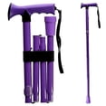 thumbnail image 7 of HealthSmart Folding Walking Stick Soft Comfort Grip Collapsible Walking Stick Adjustable Folding Walking Cane Lavender, 7 of 7