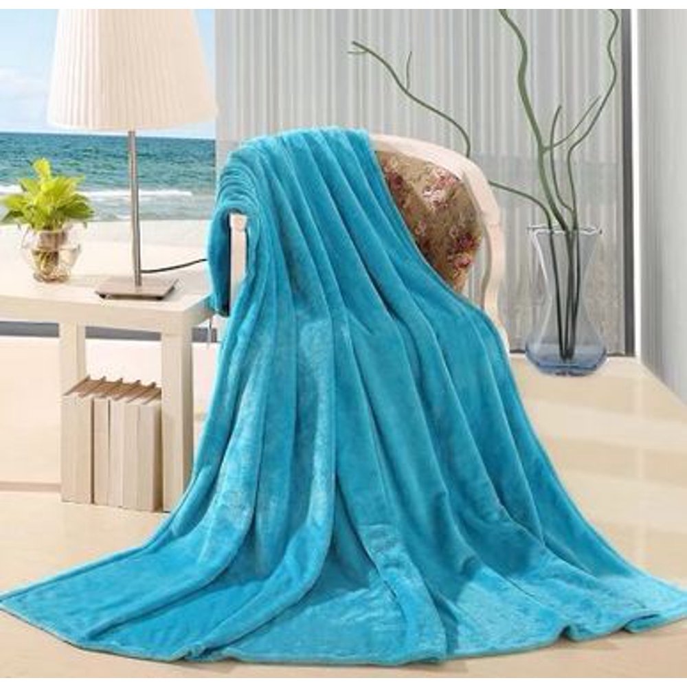 Throw Size Soft Cozy Warm Polyester Lightweight Blanket 50" x 60"