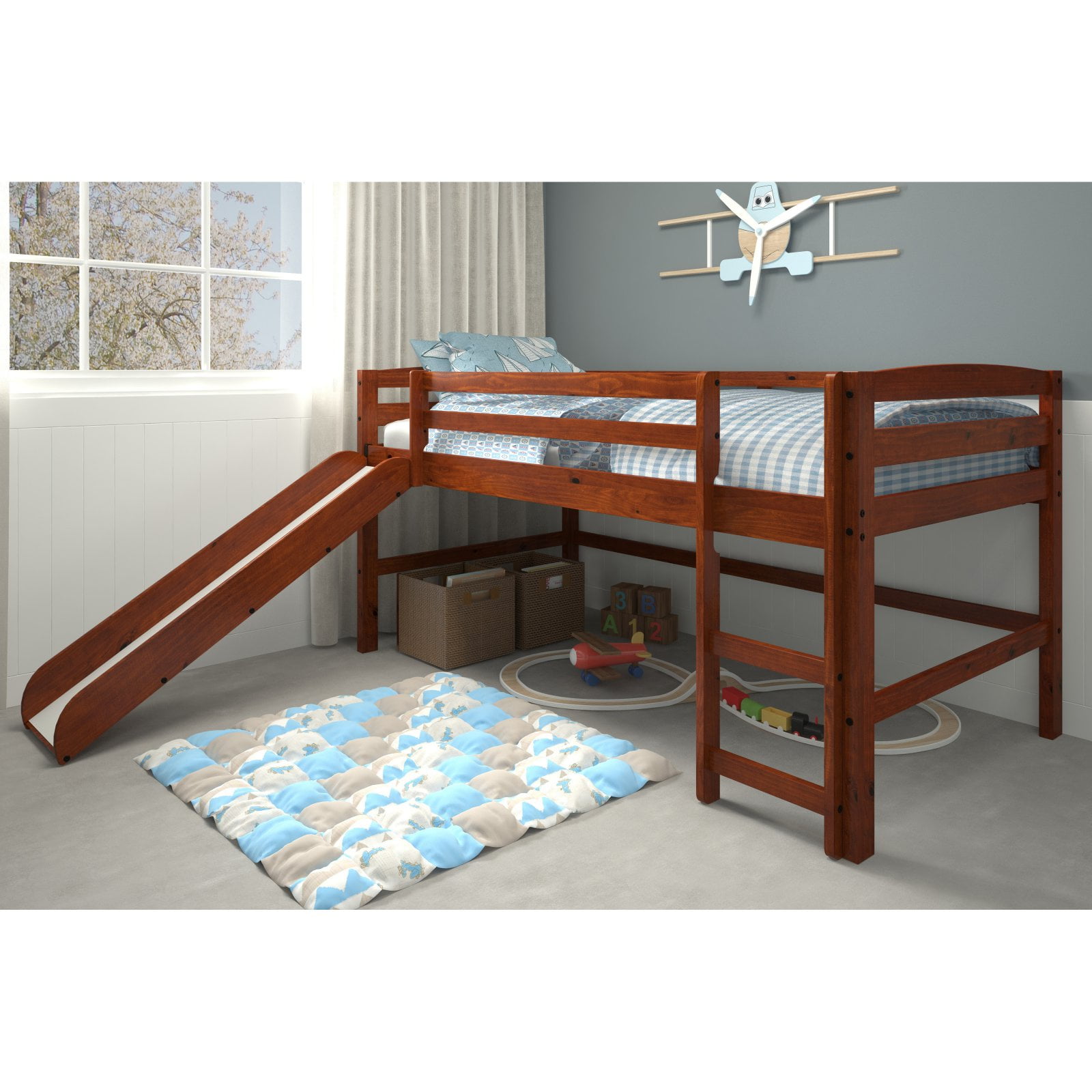 Woodcrest Pine Ridge Mini Loft With Ladder Walmart Com