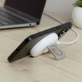 thumbnail image 4 of onn 15W Magnetic Wireless Charging Pad, Qi2 Certified, Braided Cable, White - Compatible With iPhone 17/16/15/14/13/12 Series, 4 of 7
